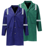 Dustcoat with Reflective Tape